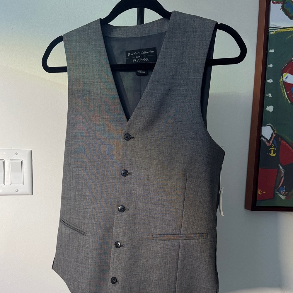 Jos. A. Bank Charcoal Vest